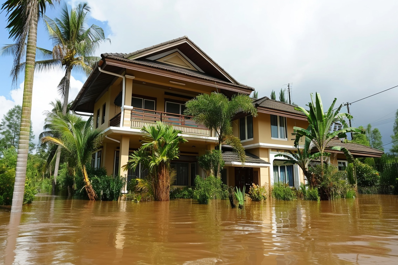 Une maison inondée